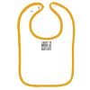 Infant Contrast Trim Terry Bib Thumbnail