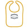 Infant Contrast Trim Terry Bib Thumbnail