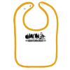 Infant Contrast Trim Terry Bib Thumbnail