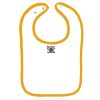 Infant Contrast Trim Terry Bib Thumbnail