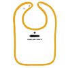 Infant Contrast Trim Terry Bib Thumbnail