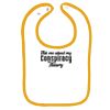 Infant Contrast Trim Terry Bib Thumbnail