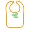 Infant Contrast Trim Terry Bib Thumbnail